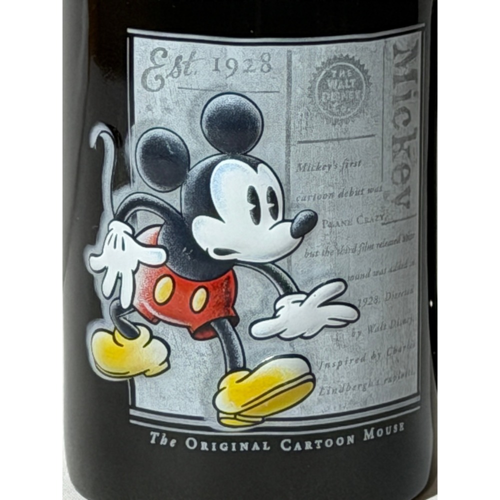 Disney Mickey Mouse The Original Cartoon Mouse Est 1928 Black Ceramic Coffee Mug - Picture 2 of 12